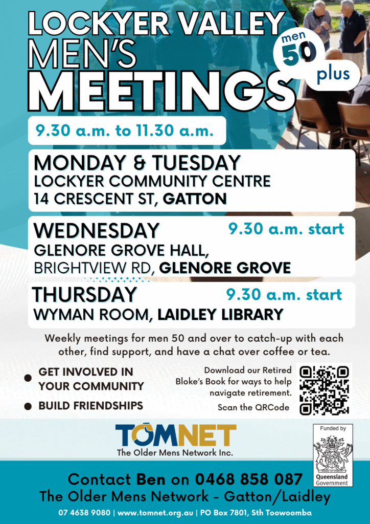 Lockyer Valley Mens Groups - Dates